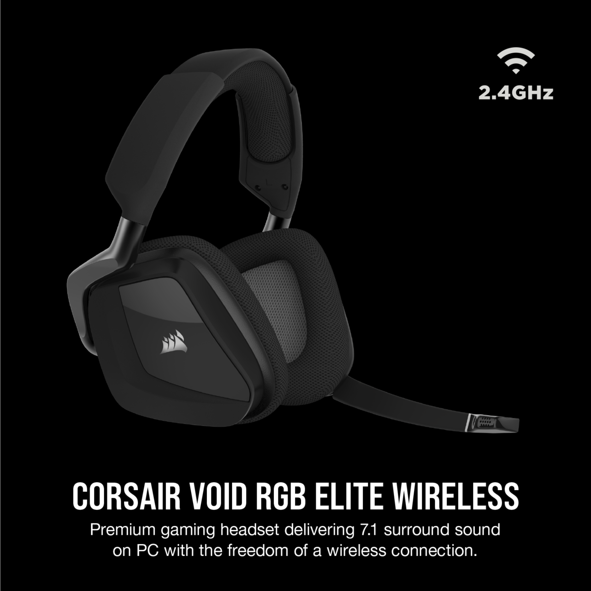 Tai nghe Corsair Void RGB Elite Wireless - Black